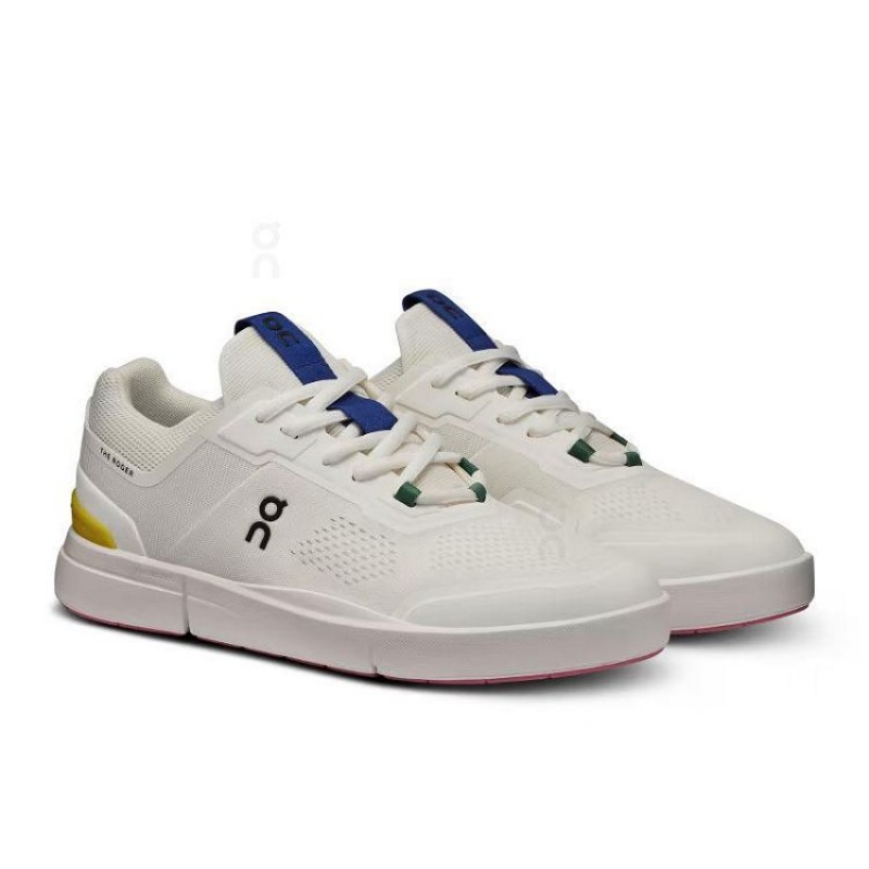 Zapatillas On Cloud THE ROGER Spin Mujer White / Yellow | UY_ON8507