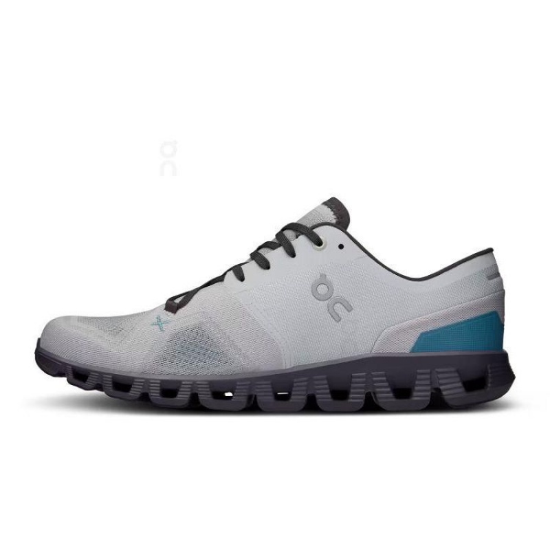 Zapatillas Running On Cloud Cloud X 3 Hombre Grey / Blue | UY_ON8743