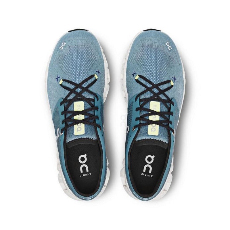 Zapatillas Running On Cloud Cloud X 3 Hombre Blue | UY_ON8902