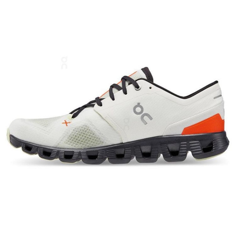 Zapatillas Running On Cloud Cloud X 3 Hombre White / Orange | UY_ON8919