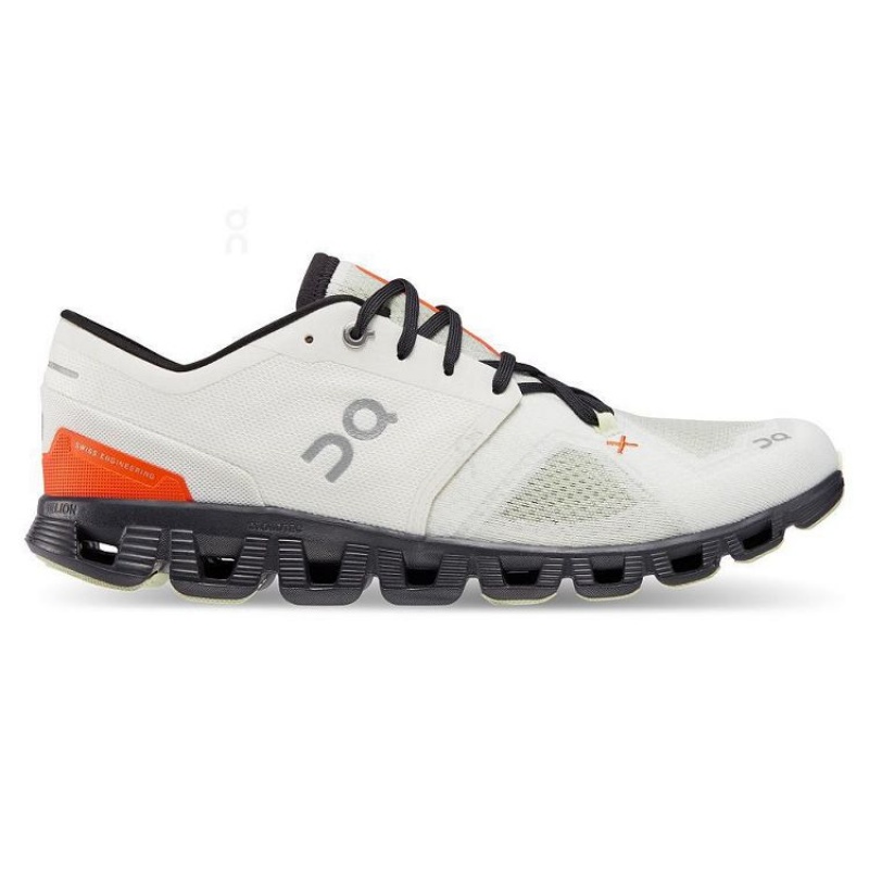 Zapatillas Running On Cloud Cloud X 3 Hombre White / Orange | UY_ON8919