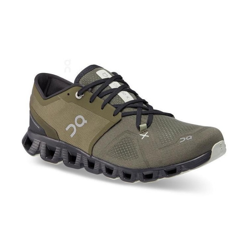 Zapatillas Running On Cloud Cloud X 3 Hombre Olive | UY_ON8768