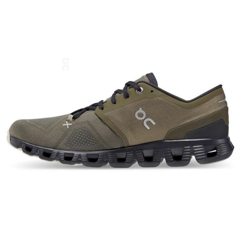 Zapatillas Running On Cloud Cloud X 3 Hombre Olive | UY_ON8768