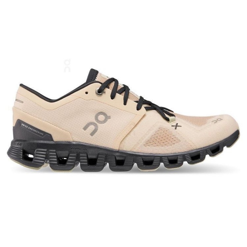 Zapatillas Running On Cloud Cloud X 3 Mujer Khaki | UY_ON8132