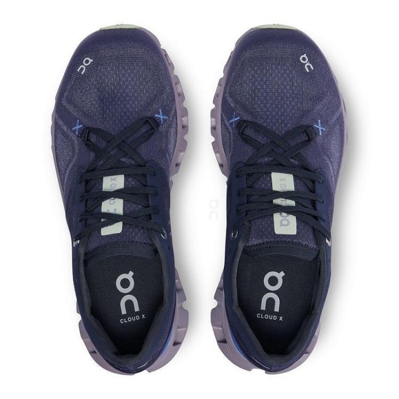 Zapatillas Running On Cloud Cloud X 3 Mujer Purple | UY_ON9066