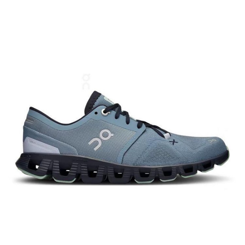 Zapatillas Running On Cloud Cloud X 3 Mujer Blue | UY_ON8163