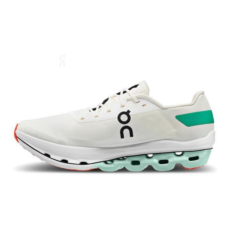 Zapatillas Running On Cloud Cloudboom Echo Hombre White / Turquoise | UY_ON8014