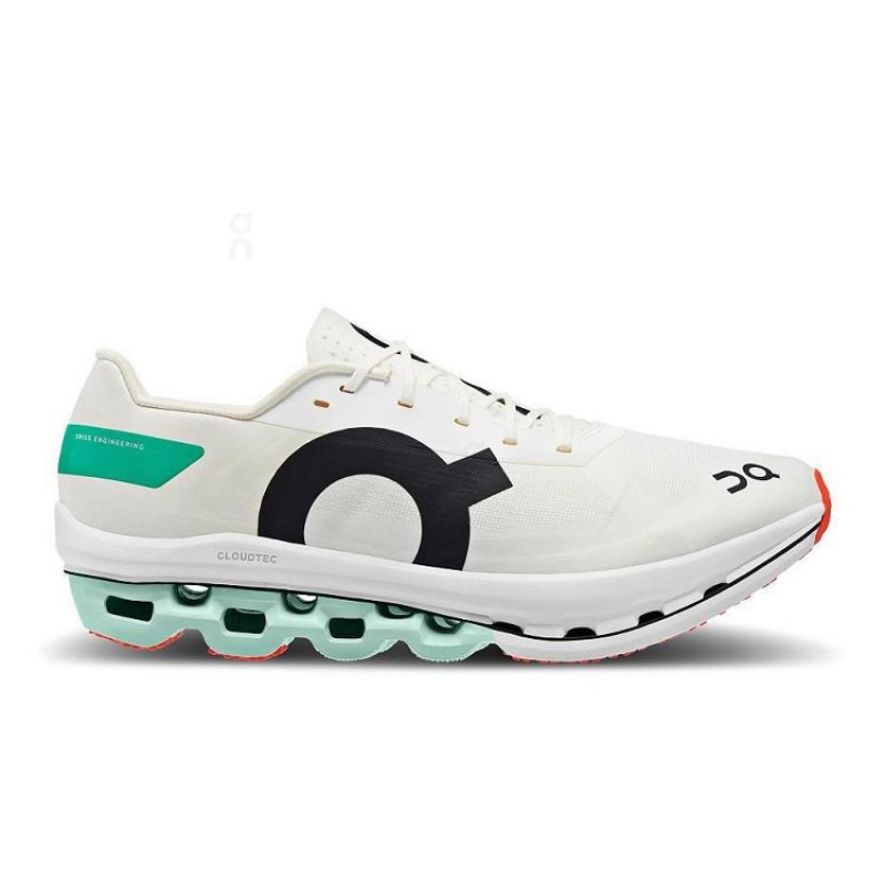 Zapatillas Running On Cloud Cloudboom Echo Hombre White / Turquoise | UY_ON8014