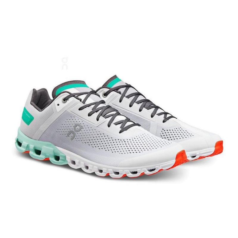 Zapatillas Running On Cloud Cloudflow Hombre Grey / Turquoise | UY_ON8732