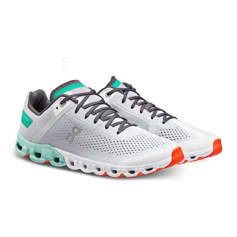 Zapatillas Running On Cloud Cloudflow Mujer Grey / Turquoise | UY_ON9000