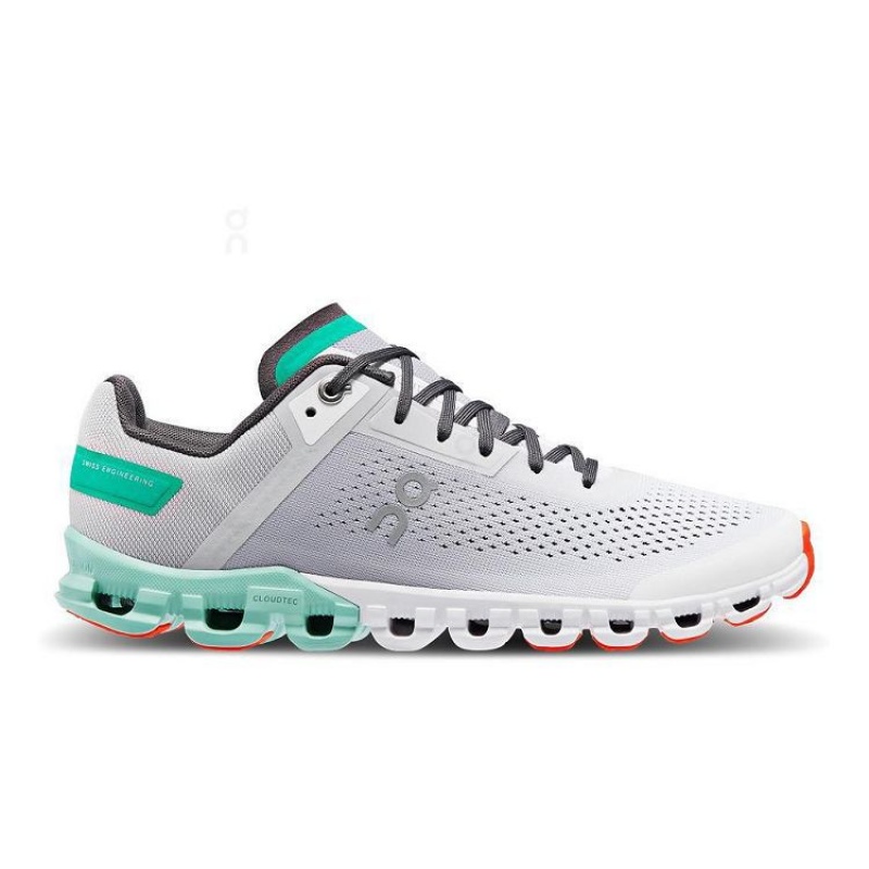 Zapatillas Running On Cloud Cloudflow Mujer Grey / Turquoise | UY_ON9000