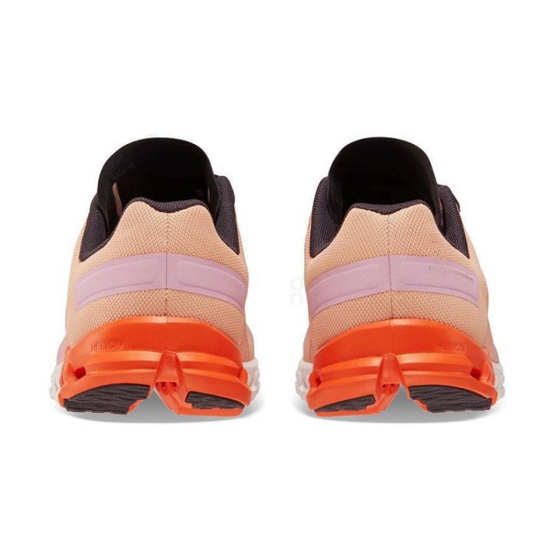 Zapatillas Running On Cloud Cloudflow Mujer Orange / Purple | UY_ON8686