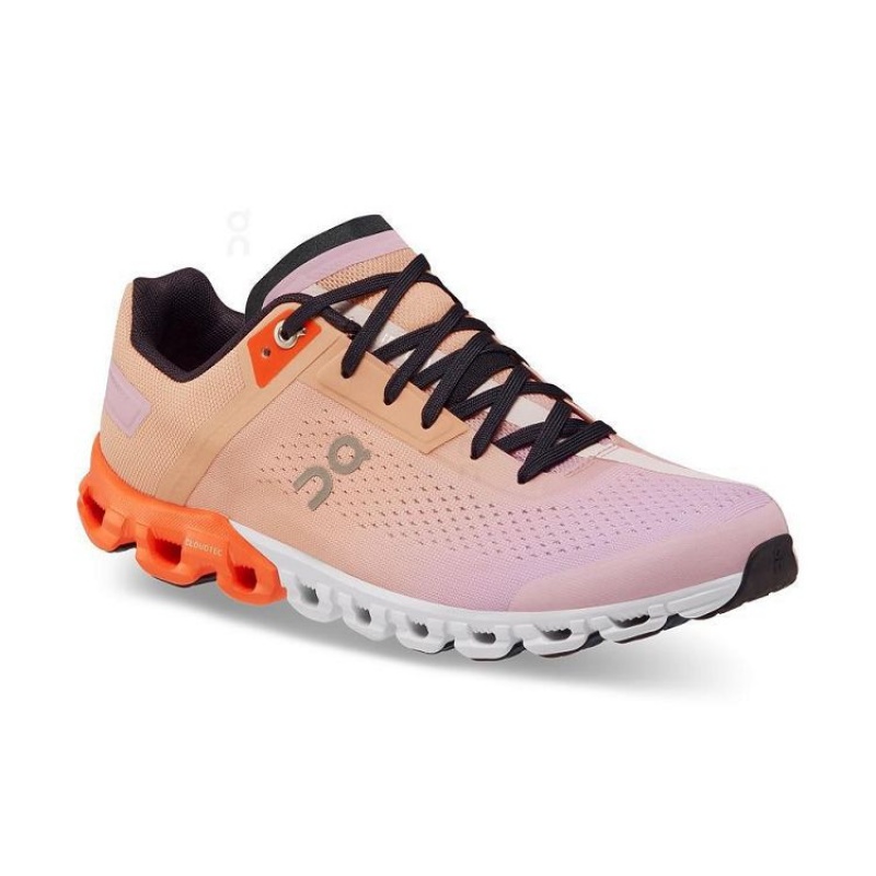 Zapatillas Running On Cloud Cloudflow Mujer Orange / Purple | UY_ON8686