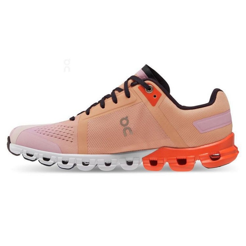 Zapatillas Running On Cloud Cloudflow Mujer Orange / Purple | UY_ON8686