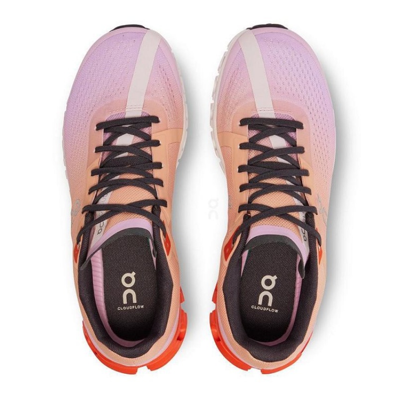 Zapatillas Running On Cloud Cloudflow Mujer Orange / Purple | UY_ON8686