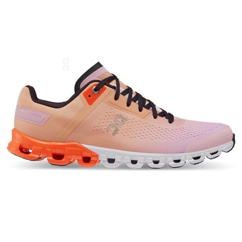 Zapatillas Running On Cloud Cloudflow Mujer Orange / Purple | UY_ON8686