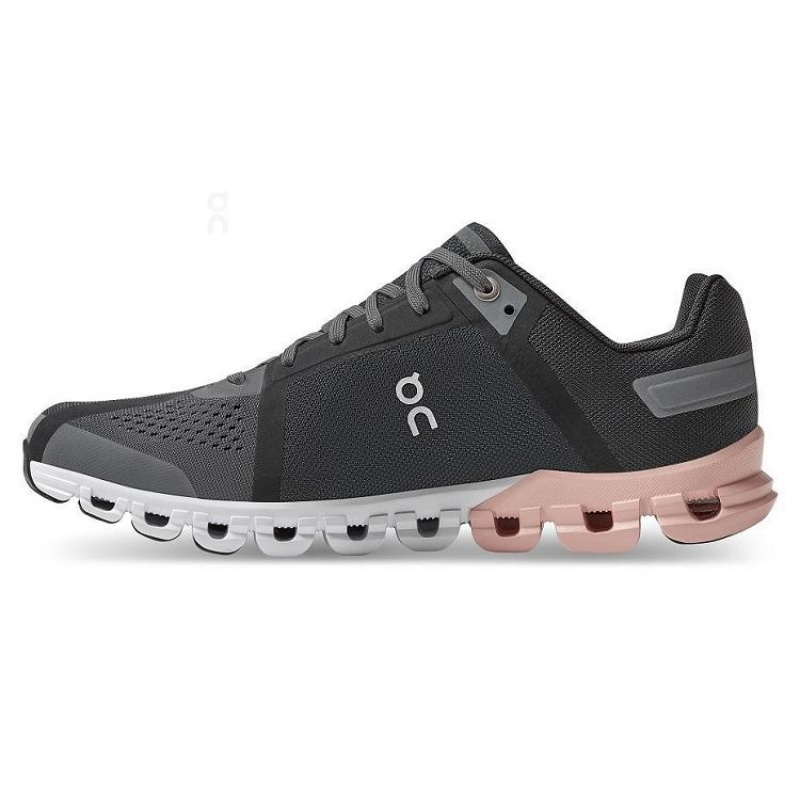 Zapatillas Running On Cloud Cloudflow Mujer Black / Rose | UY_ON8276