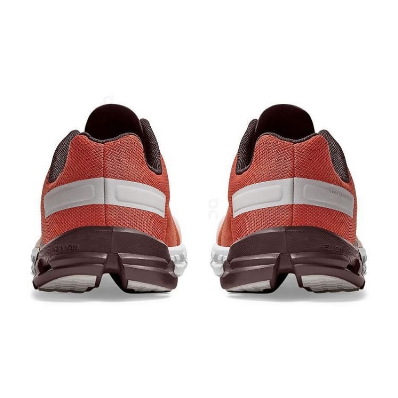 Zapatillas Running On Cloud Cloudflow Mujer Red / White | UY_ON8370