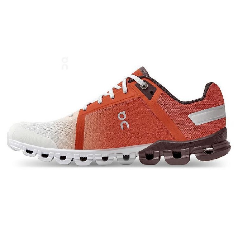 Zapatillas Running On Cloud Cloudflow Mujer Red / White | UY_ON8370