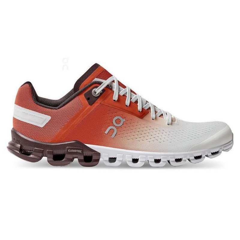 Zapatillas Running On Cloud Cloudflow Mujer Red / White | UY_ON8370