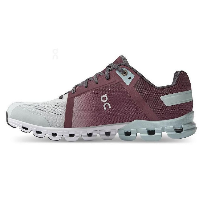 Zapatillas Running On Cloud Cloudflow Mujer Burgundy | UY_ON8769