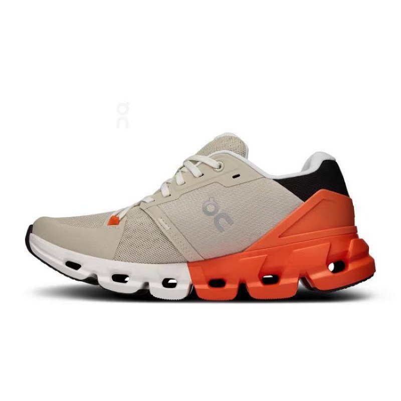 Zapatillas Running On Cloud Cloudflyer 4 Mujer Beige / Orange | UY_ON8020