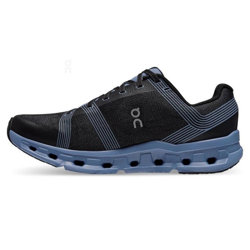 Zapatillas Running On Cloud Cloudgo Wide Hombre Black / Blue | UY_ON8027