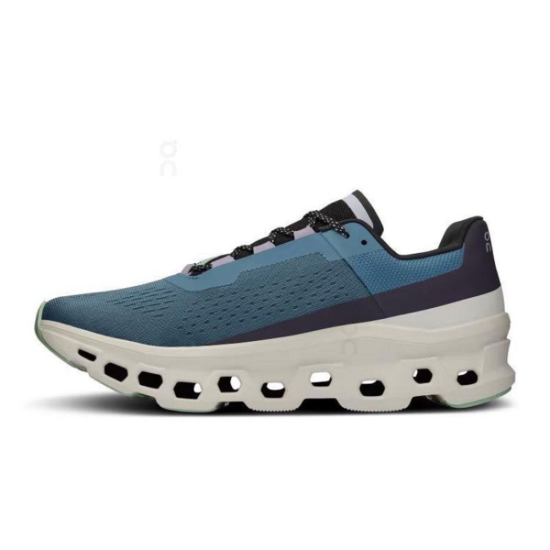 Zapatillas Running On Cloud Cloudmonster Hombre Blue | UY_ON8353