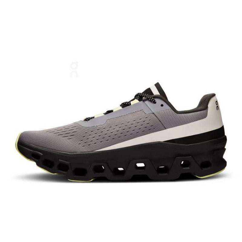 Zapatillas Running On Cloud Cloudmonster Hombre Grey | UY_ON8828