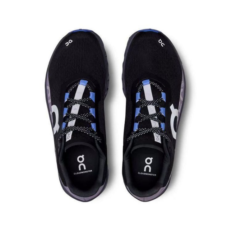 Zapatillas Running On Cloud Cloudmonster Hombre Black / Blue | UY_ON8576