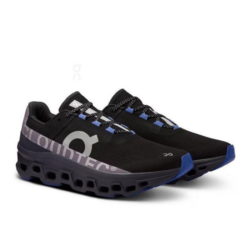 Zapatillas Running On Cloud Cloudmonster Hombre Black / Blue | UY_ON8576