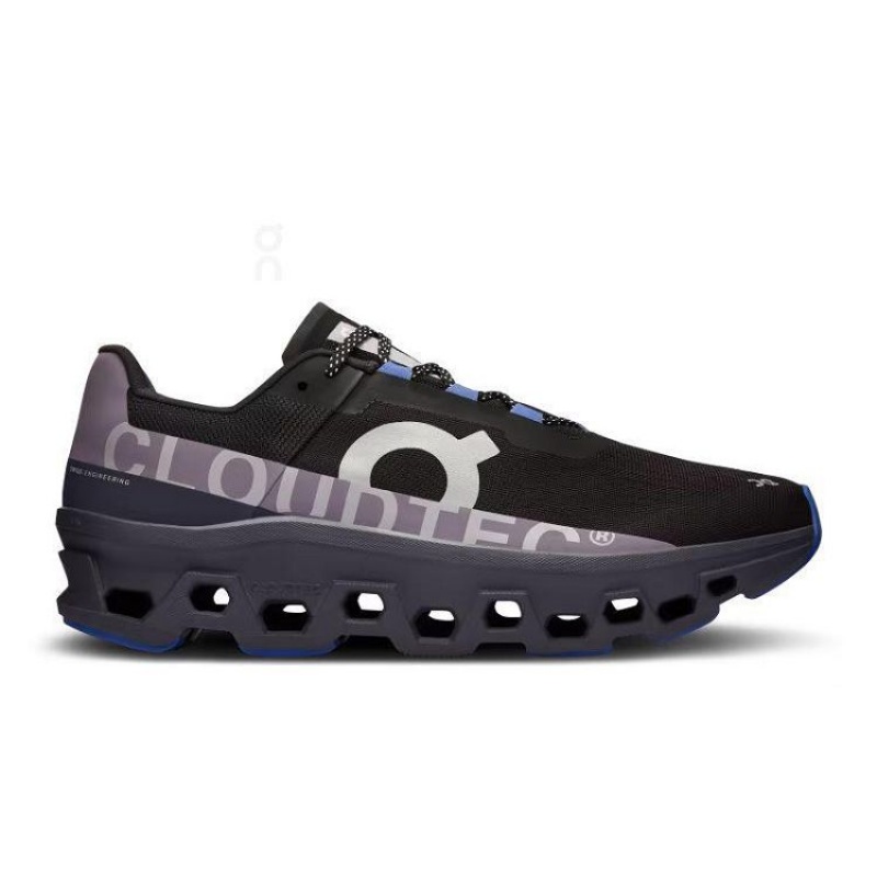 Zapatillas Running On Cloud Cloudmonster Hombre Black / Blue | UY_ON8576