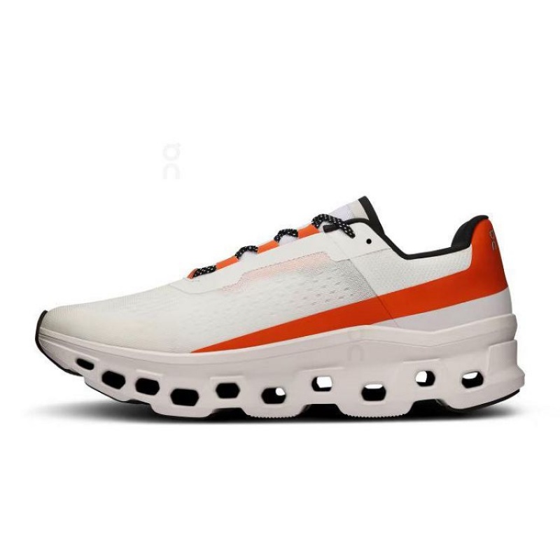 Zapatillas Running On Cloud Cloudmonster Hombre Beige / Orange | UY_ON8792