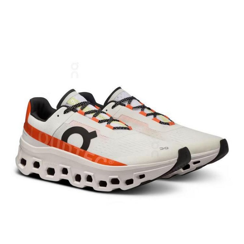 Zapatillas Running On Cloud Cloudmonster Hombre Beige / Orange | UY_ON8792