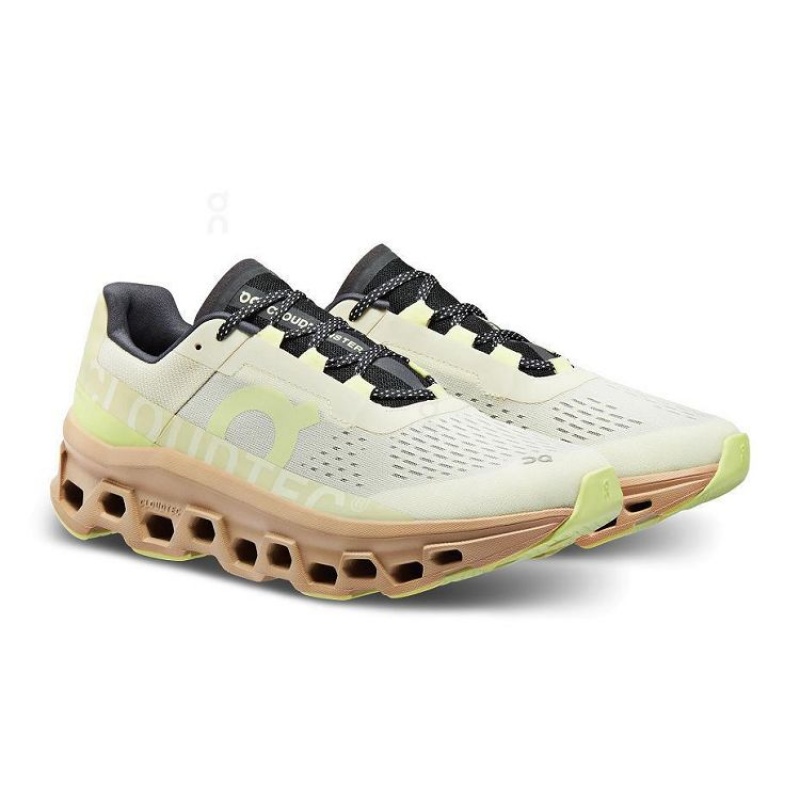 Zapatillas Running On Cloud Cloudmonster Hombre Yellow | UY_ON8449