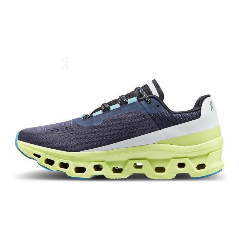 Zapatillas Running On Cloud Cloudmonster Hombre Purple / Green | UY_ON9001