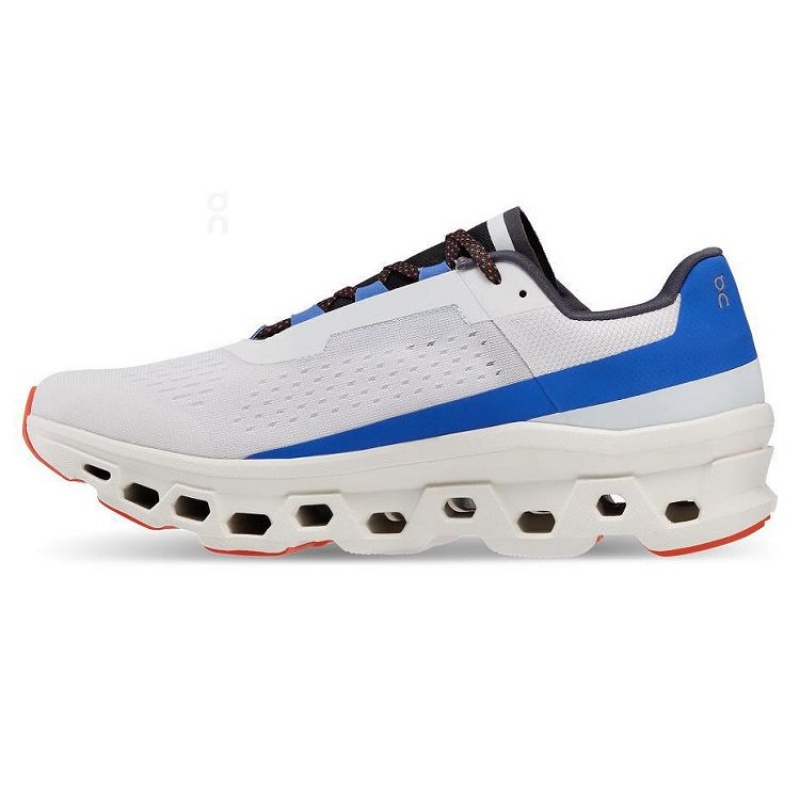 Zapatillas Running On Cloud Cloudmonster Hombre White / Blue | UY_ON8139