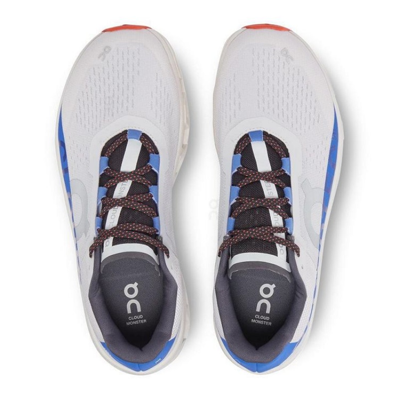 Zapatillas Running On Cloud Cloudmonster Hombre White / Blue | UY_ON8139