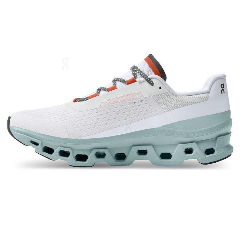 Zapatillas Running On Cloud Cloudmonster Hombre White / Blue | UY_ON8365