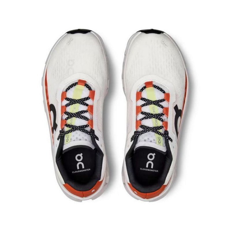 Zapatillas Running On Cloud Cloudmonster Mujer White / Orange | UY_ON8879