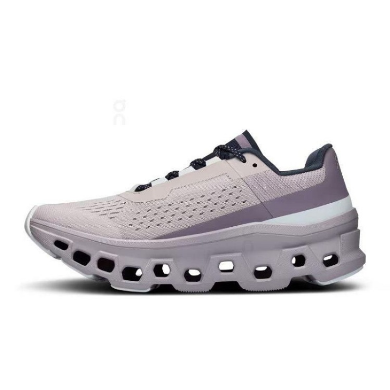 Zapatillas Running On Cloud Cloudmonster Mujer Grey | UY_ON8935