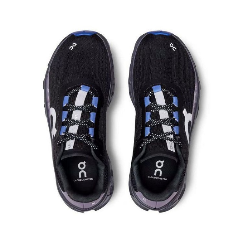 Zapatillas Running On Cloud Cloudmonster Mujer Black / Blue | UY_ON8789