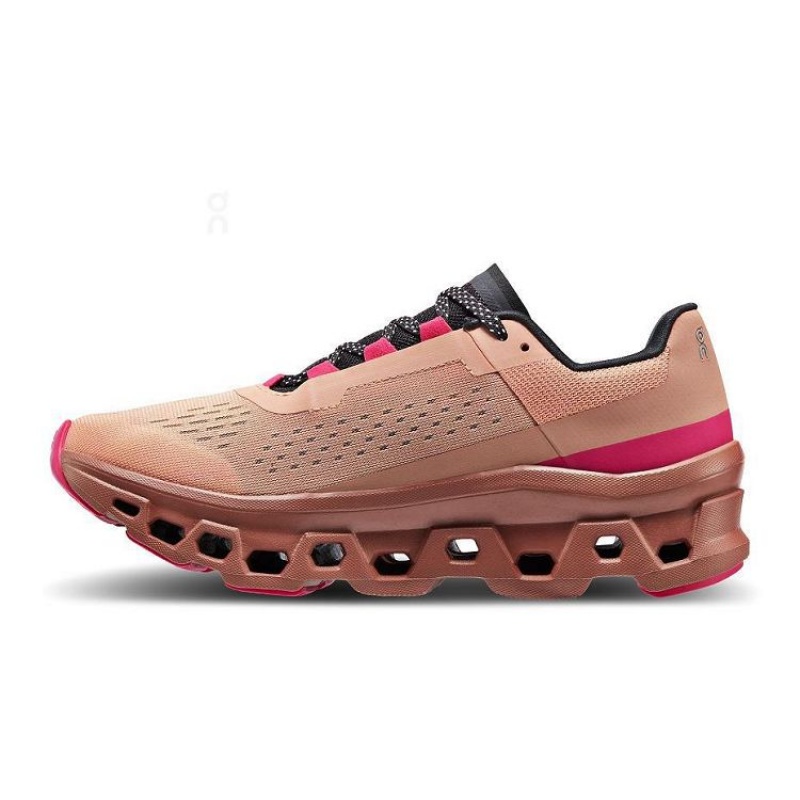 Zapatillas Running On Cloud Cloudmonster Mujer Rose | UY_ON8224