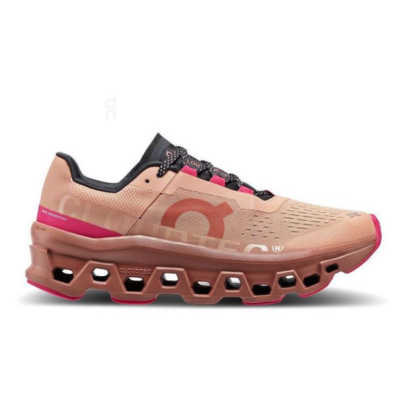 Zapatillas Running On Cloud Cloudmonster Mujer Rose | UY_ON8224