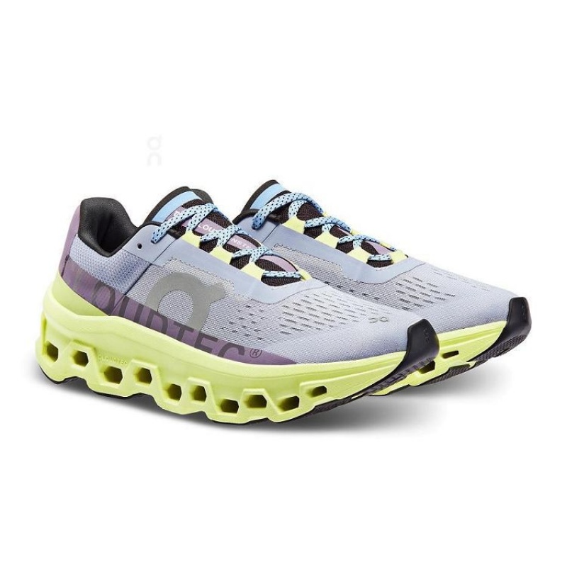 Zapatillas Running On Cloud Cloudmonster Mujer Yellow / Blue | UY_ON8683