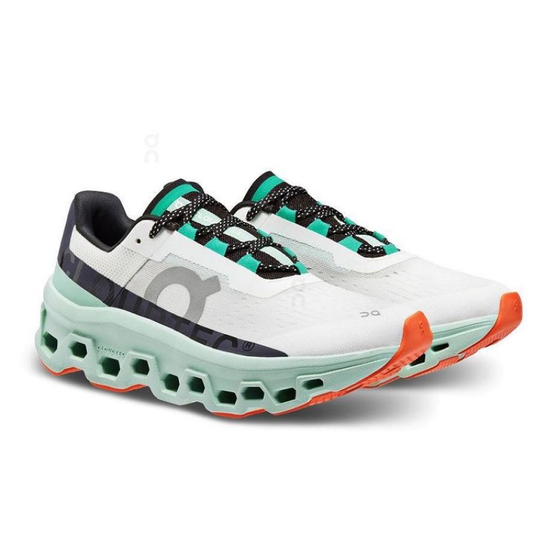 Zapatillas Running On Cloud Cloudmonster Mujer Turquoise / White | UY_ON8345