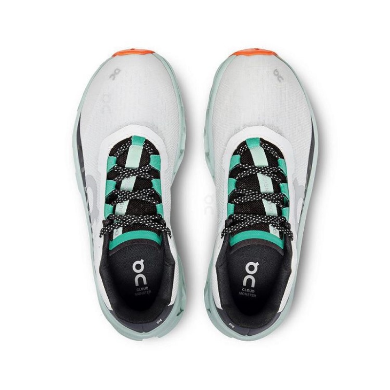 Zapatillas Running On Cloud Cloudmonster Mujer Turquoise / White | UY_ON8345