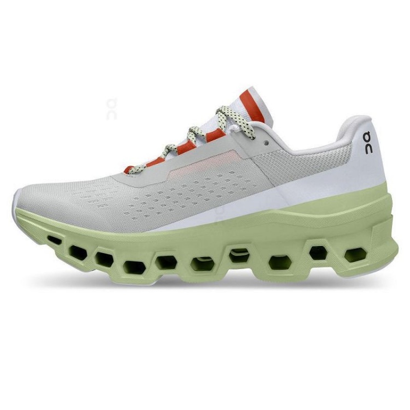 Zapatillas Running On Cloud Cloudmonster Mujer Grey / Green | UY_ON8374