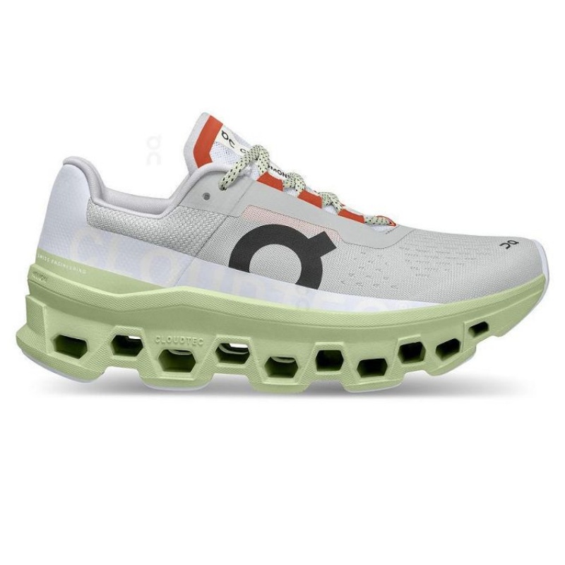 Zapatillas Running On Cloud Cloudmonster Mujer Grey / Green | UY_ON8374