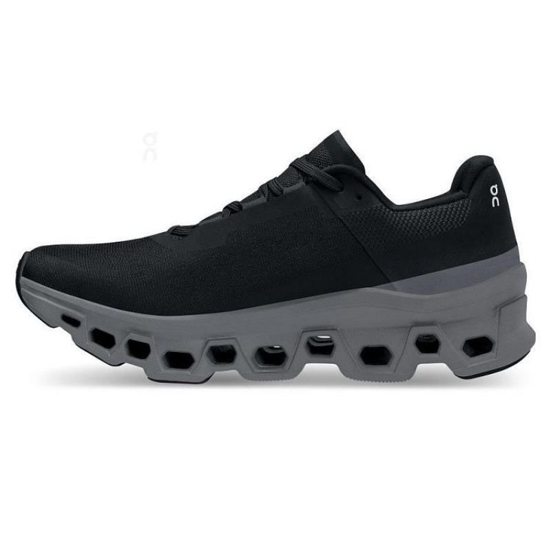 Zapatillas Running On Cloud Cloudmonster Mujer Black | UY_ON9132